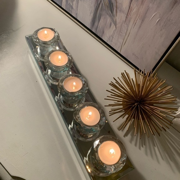 Candle holder‎ tea crystal glam elastic classic - Picture 2 of 4